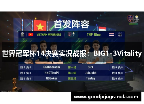 世界冠军杯14决赛实况战报：BIG1-3Vitality